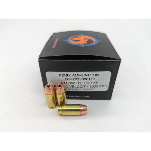 .40 S&W 180gr FXP hollowpoint (50 ct.)