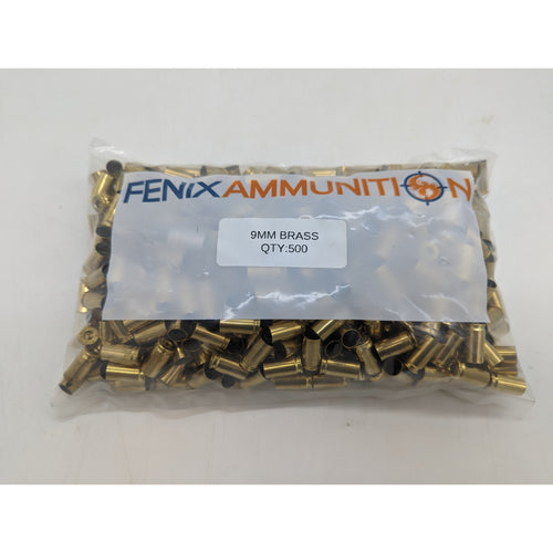 *THIS IS NOT LOADED AMMO* 9mm Processed Brass